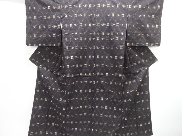 JAPANESE KIMONO / SILK / YONEZAWA / RYUKYU KASURI